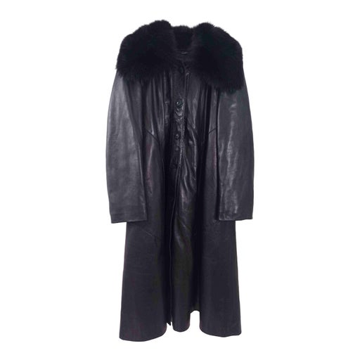 Manteau en cuir Lanvin
