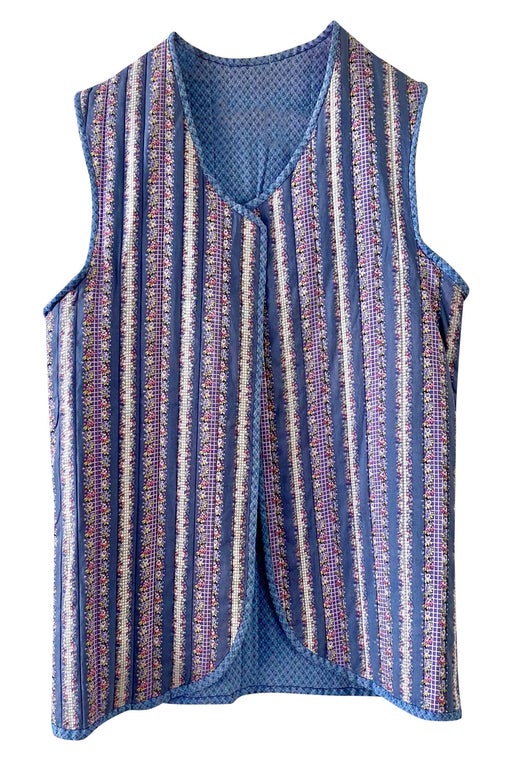 Reversible quilted vest