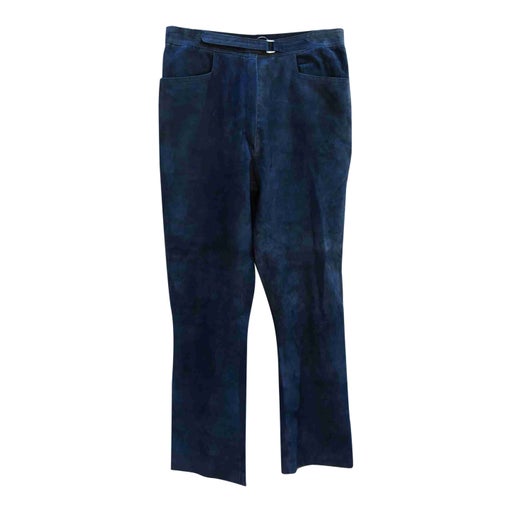 Suede pants