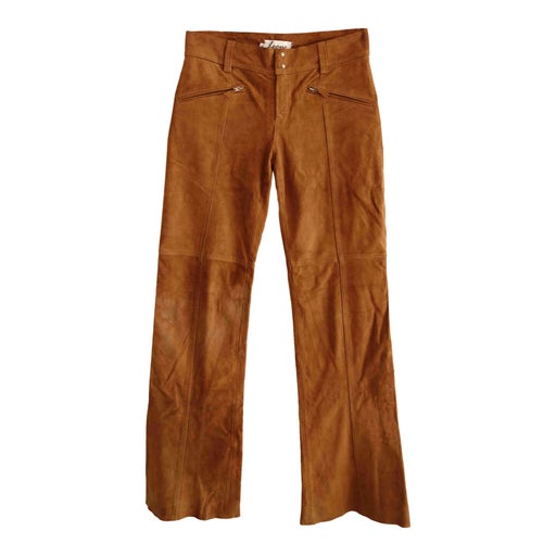 Suede pants