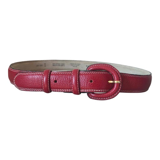 Leather belt