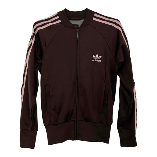 Maroon sales adidas jacket