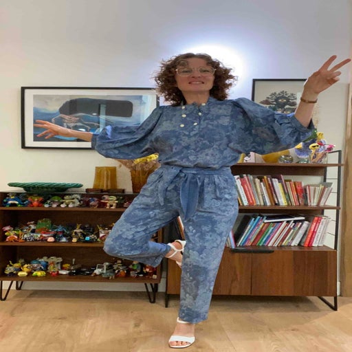Pants and blouse set