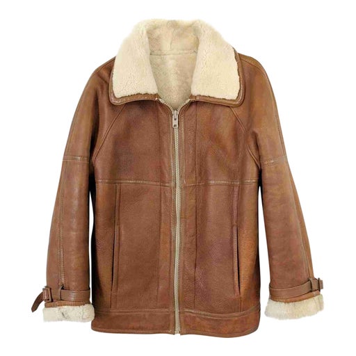 Shearling bomber