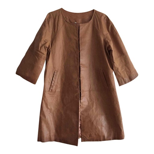 Manteau en cuir