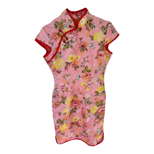 Asian satin dress