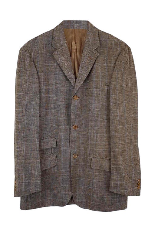 Wool, silk & linen blazer