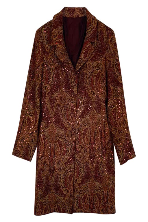 Long embroidered jacket