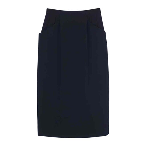 Wool midi skirt