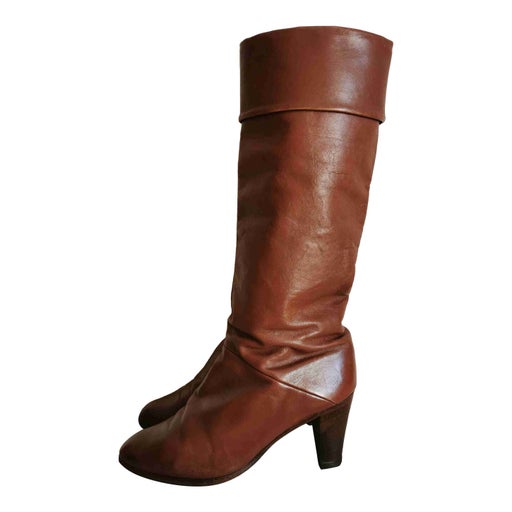 Bottes en cuir 