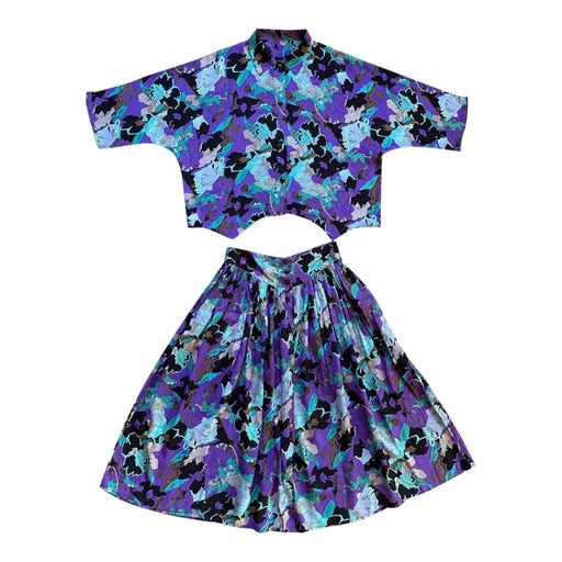 Top and skirt set