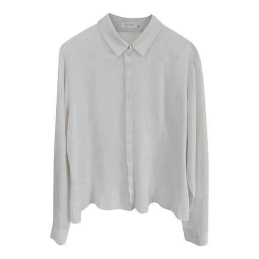 White jacquard shirt