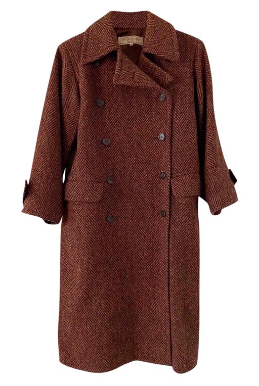 Herringbone coat Yves Saint Laurent