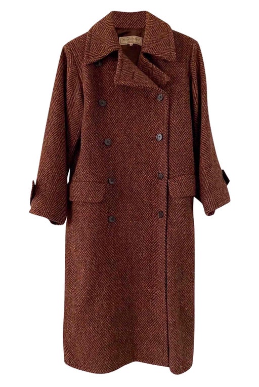 Herringbone coat Yves Saint Laurent