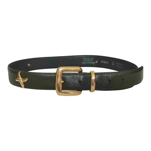Leather belt