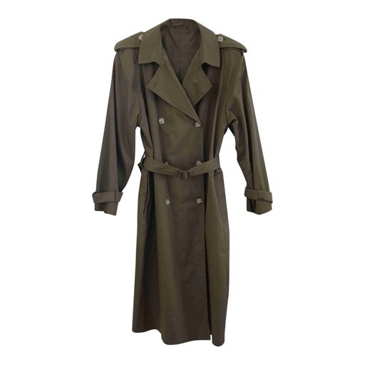 Khaki trench coat