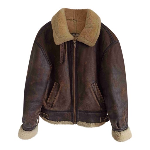 Shearling bomber