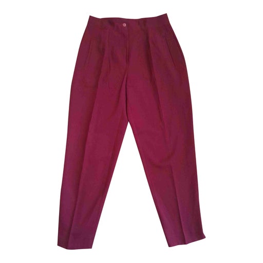 Burgundy vintage pants Burgundy pants