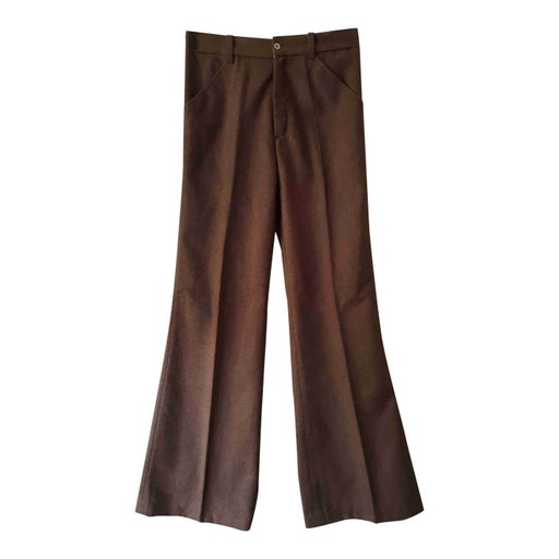 Wool flare pants