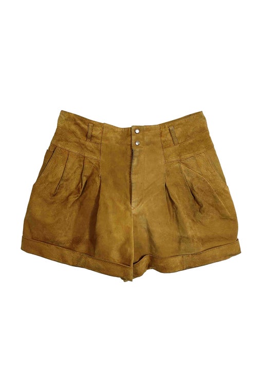 Suede shorts