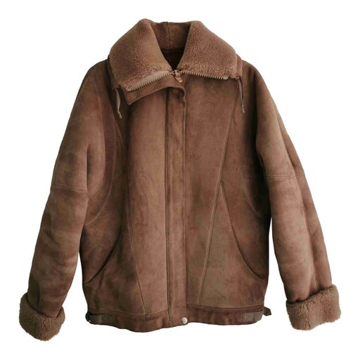 Shearling bomber