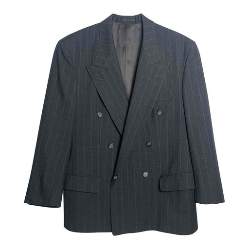 Double-breasted wool blazer
