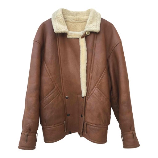 Shearling bomber