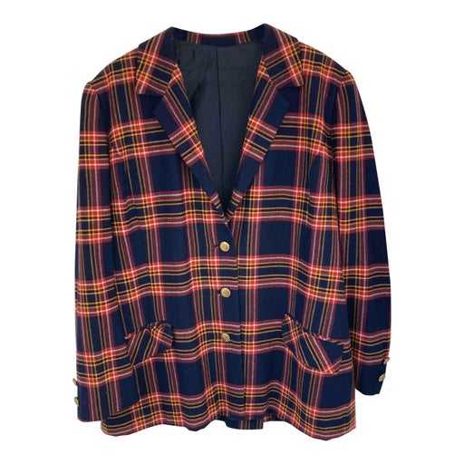 Checked blazer