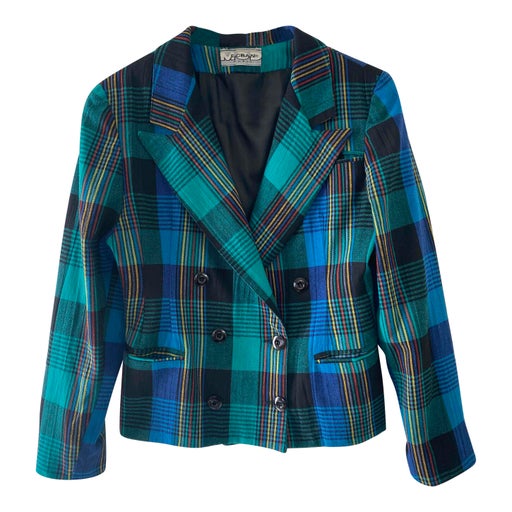 Blazer à carreaux