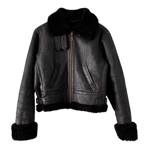 Shearling bomber