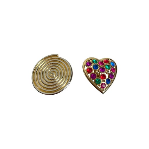 Clip earrings