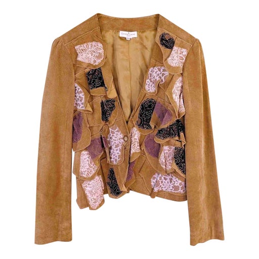 Christian Lacroix suede blazer