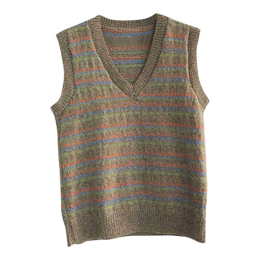 Sleeveless wool sweater