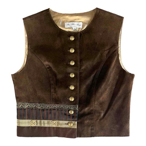 Suede vest