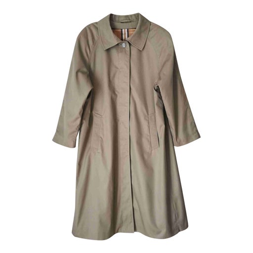 Beige trench coat