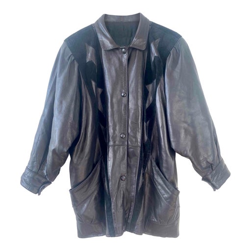 Leather and suede jacket