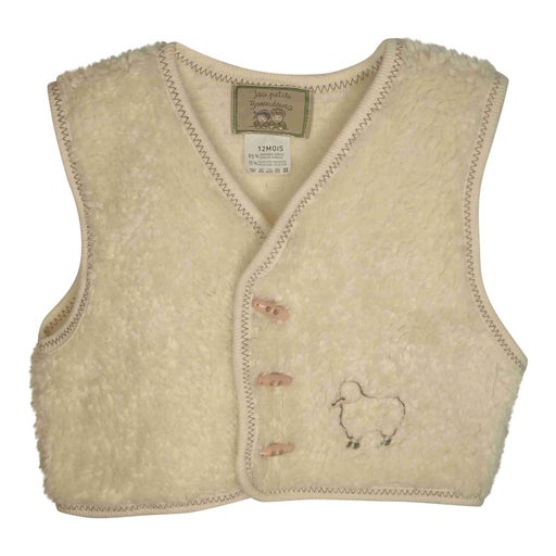 Gilet sans manches brodé