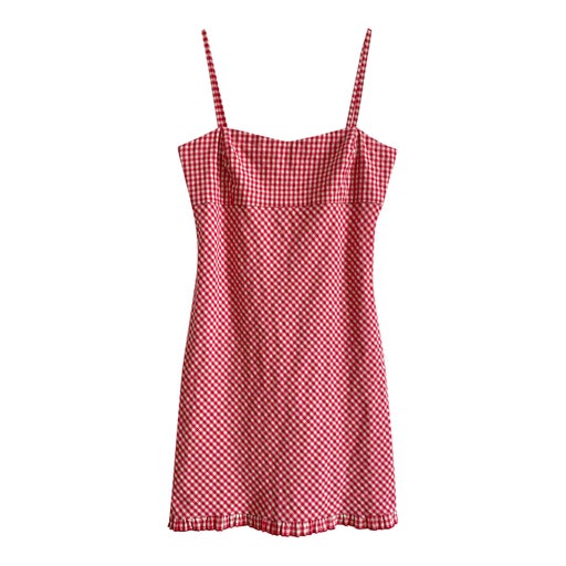 Mini gingham dress