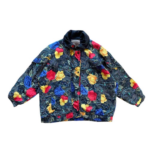 Patterned down jacket
