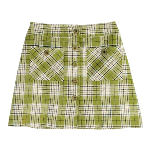 Tartan mini skirt