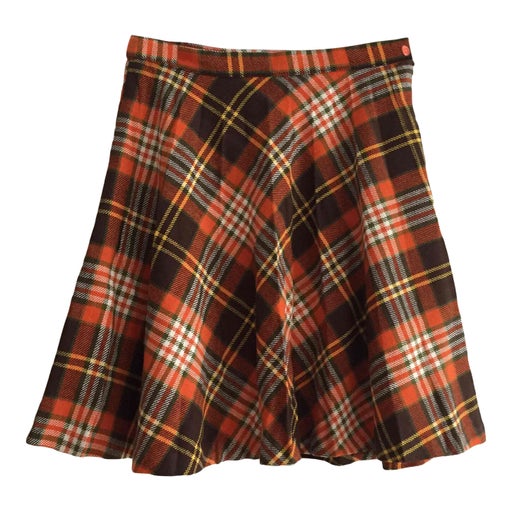Jupe plissée tartan