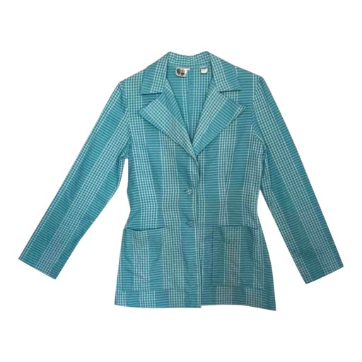 Checked blazer