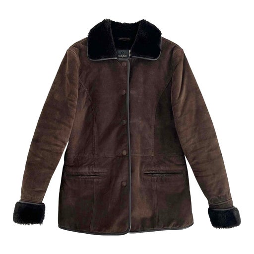 Leather coat