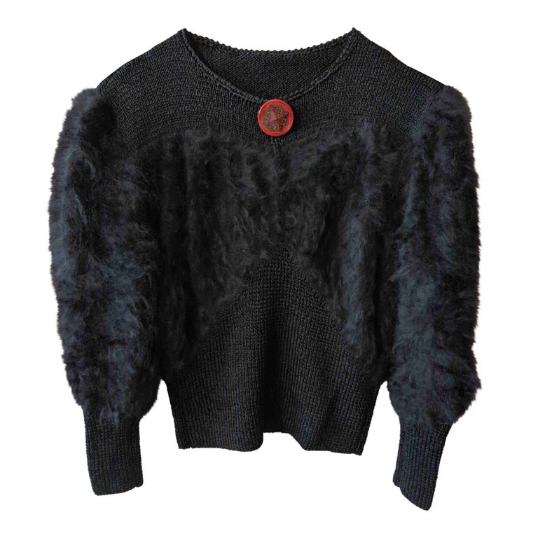 Angora on sale fur sweater