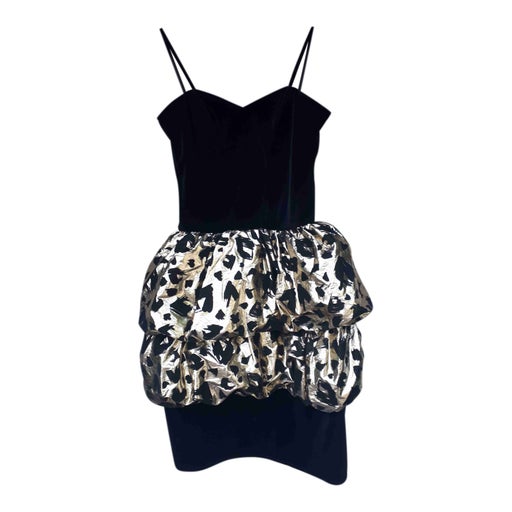 80's velvet dress