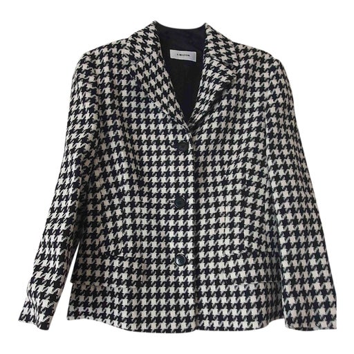 Houndstooth blazer