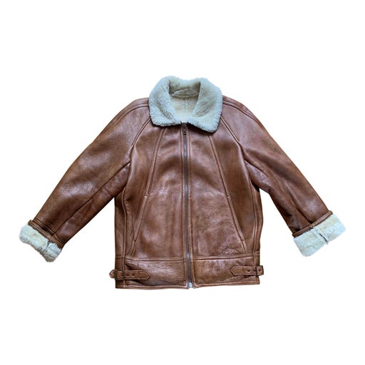 Shearling bomber