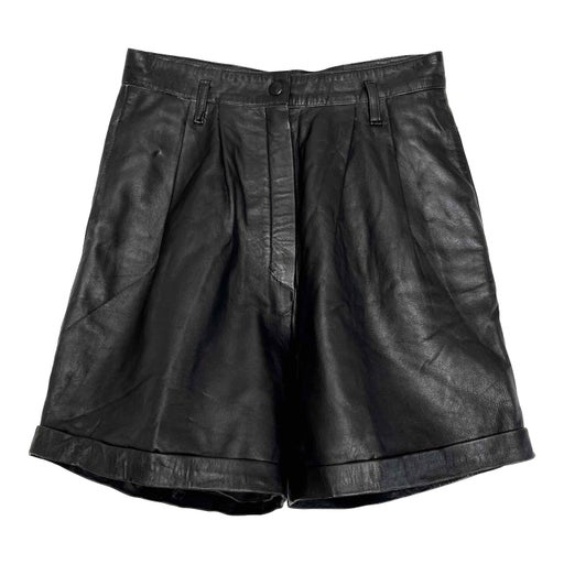Bermuda en cuir 