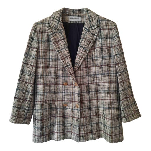 Silk and wool blazer
