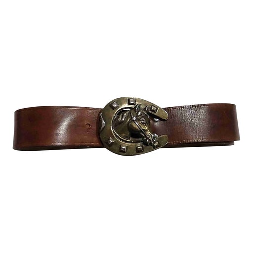 Leather belt